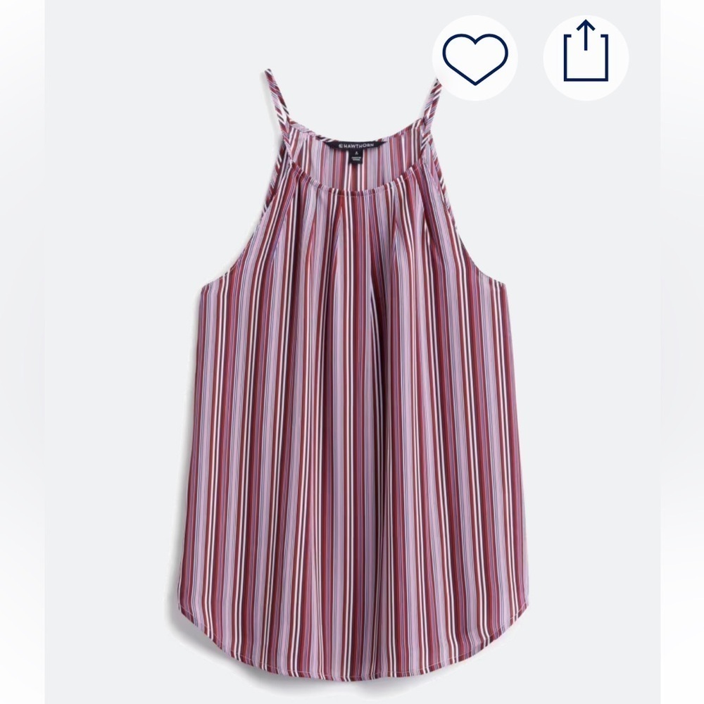 41 HAWTHORN Halter Top Stitch Fix size Medium Stripes